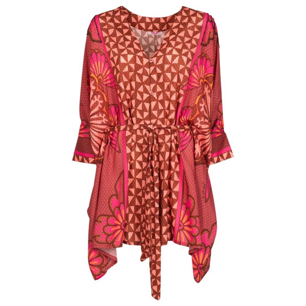Pin Up Women Tribal Sea Short Jumpsuit